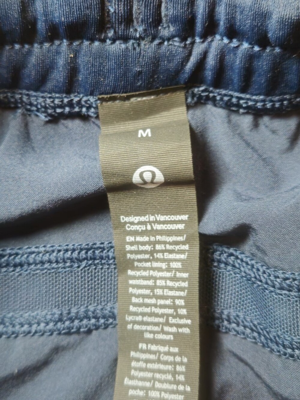 Lululemon Pace Breaker Linerless Short 7" True Navy Size Medium - Picture 8 of 9